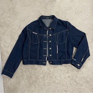 CROPPED INDIGO DENIM JACKET 💫